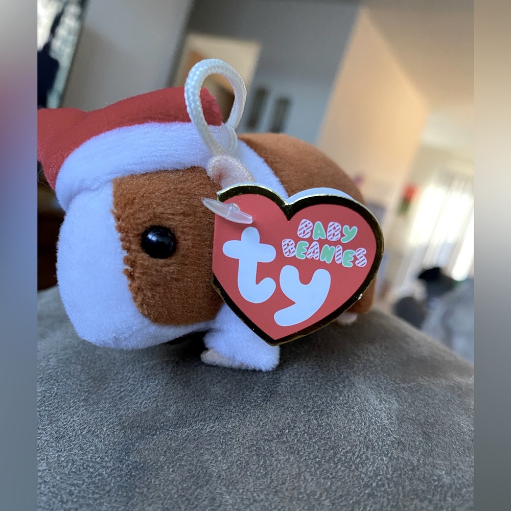 Ornament “Goodies” the Hamster. TY Beanie Baby Ornament